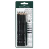 Akvarellgrafitpennor 5p+pensel