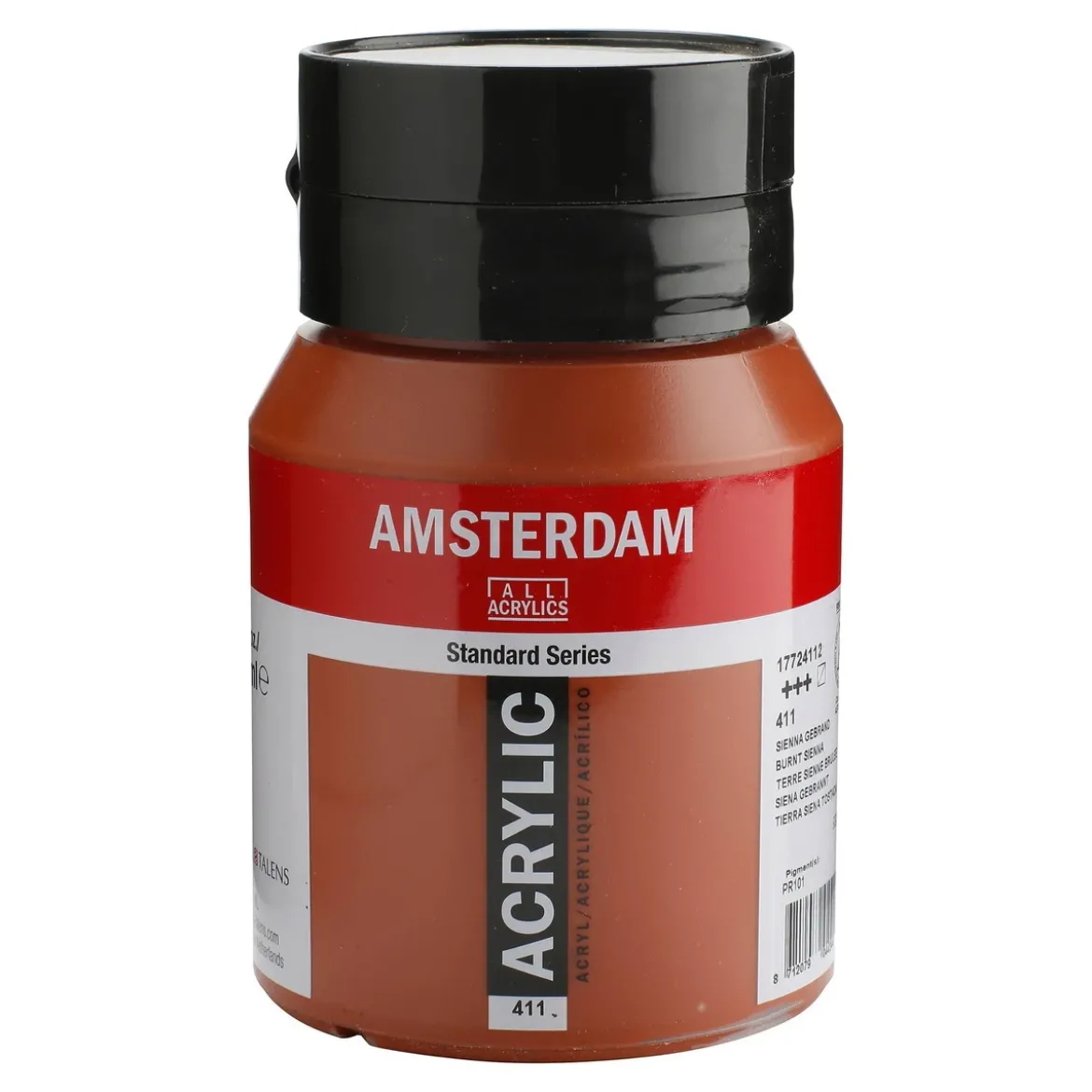 Amsterdam Acrylic akrylfärg 500 ml Burnt Sienna 411