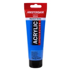 Amsterdam Acrylic akrylfärg 120 ml Metallic Blue 834