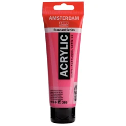 Amsterdam Acrylic akrylfärg 120 ml Quinacridone Rose 366