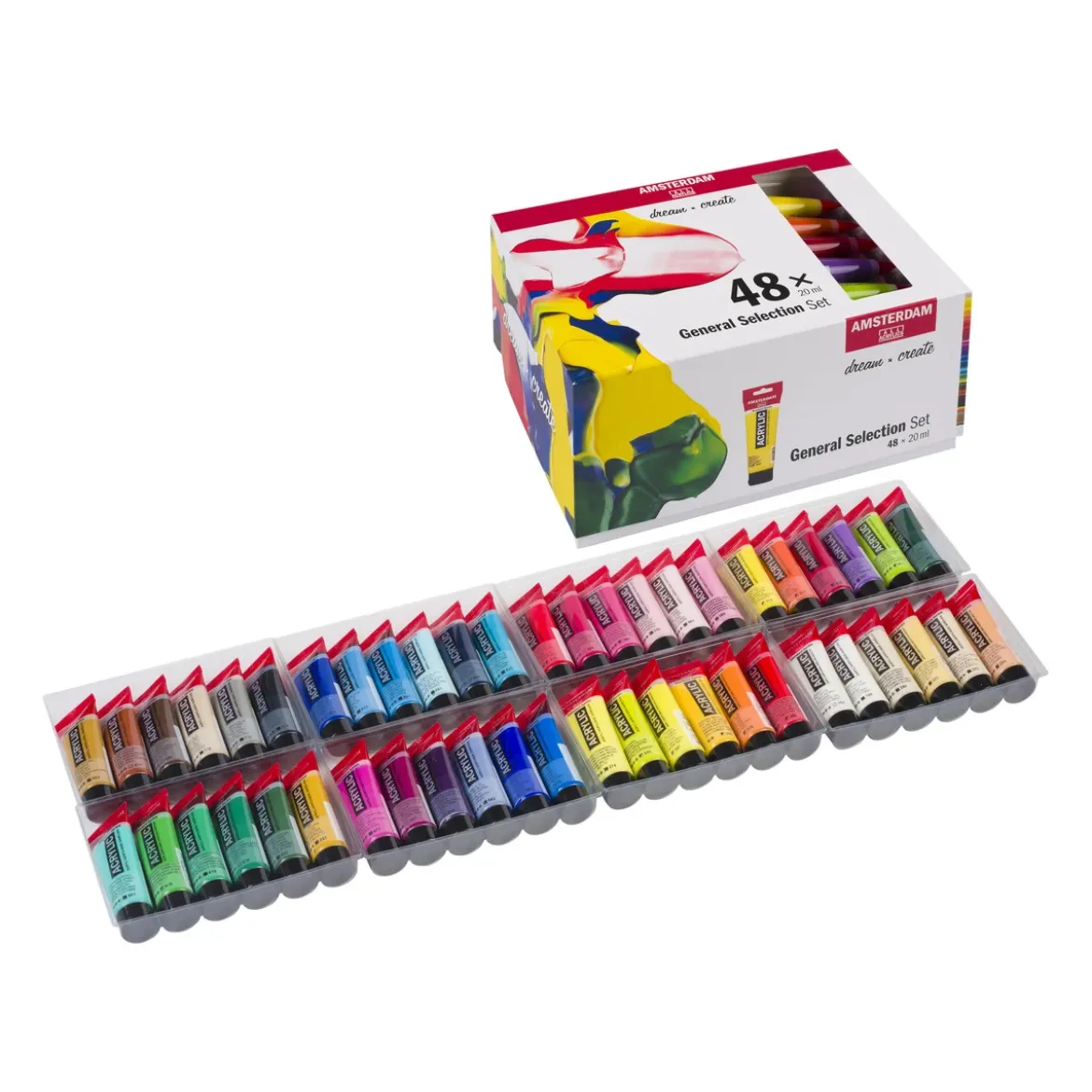 Amsterdam Acrylic set 48x20 ml