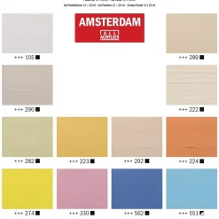 Amsterdam Acrylics Pastel Set - 12 x 20 ml