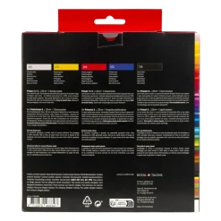 Amsterdam Acrylics Set - 5 x 120 ml + 3 st doseringsmunstycke