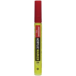 Amsterdam akrylmarker 4 mm Reflex Yellow - 256 – UV, UV-färg