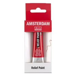 Amsterdam Relief Paint 20 ml - Deep red (302)