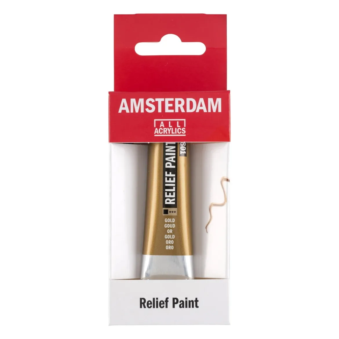 Amsterdam Relief Paint 20 ml - Gold (801)