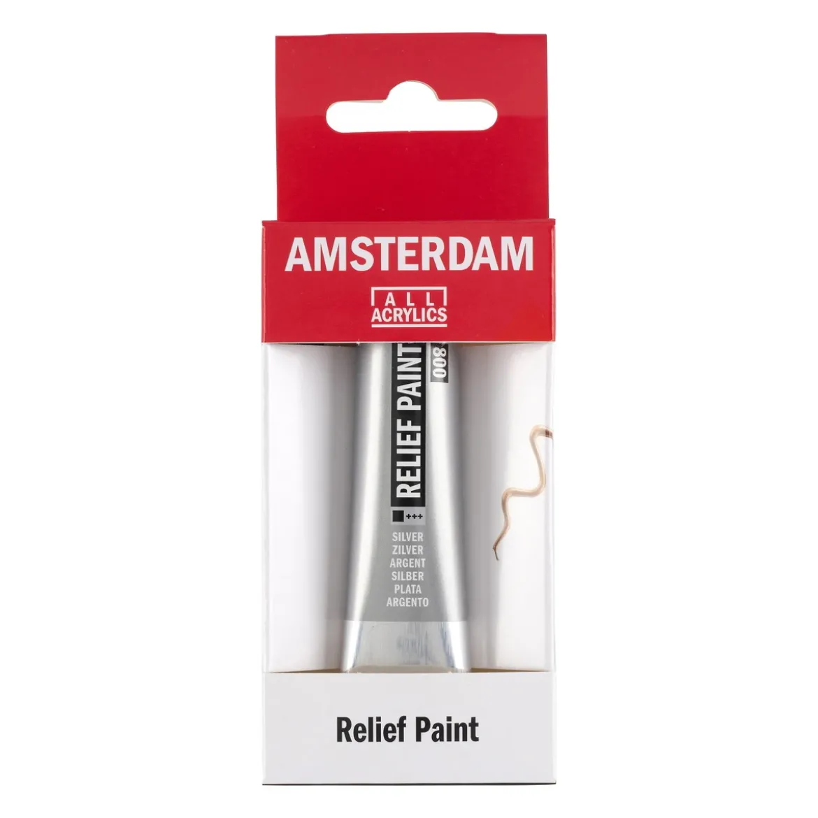 Amsterdam Relief Paint 20 ml - Silver (800)