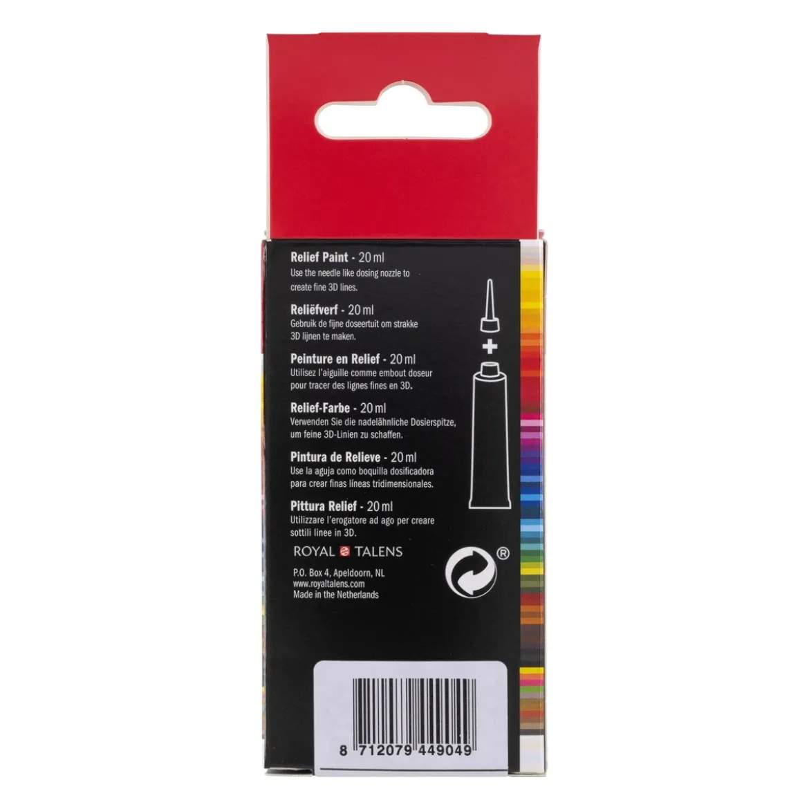 Amsterdam Relief Paint 20 ml - White (100)