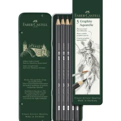 Aquarelle grafitpennor 5 st