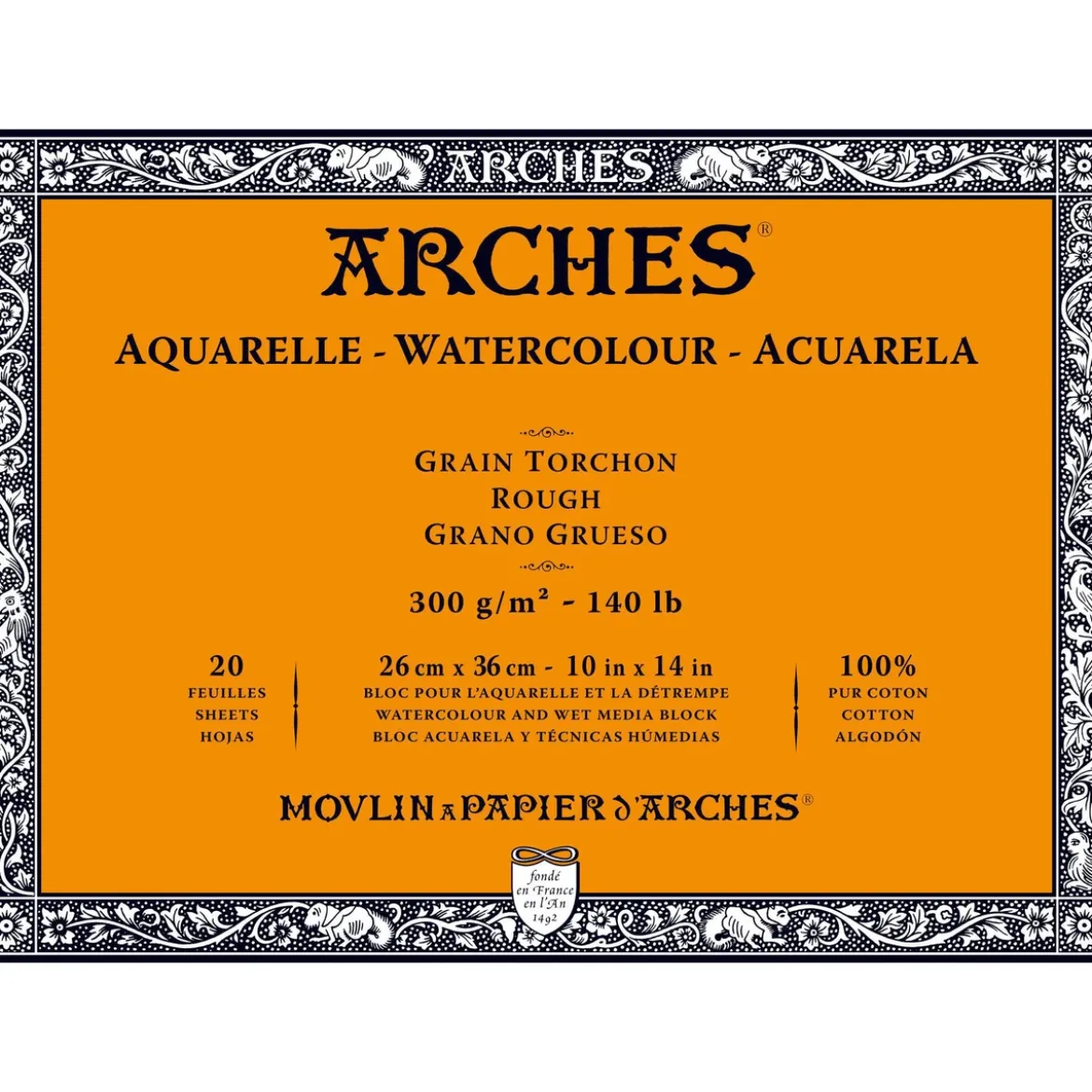 Arches akv.block GT 26X36 300g
