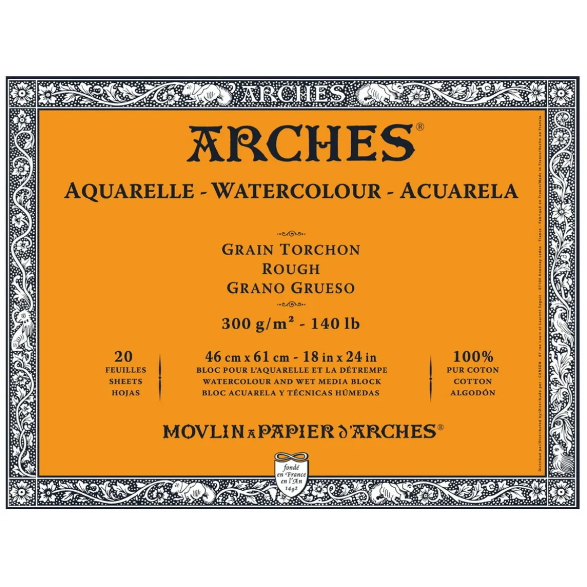 Arches akv.block GT 46x61 300g