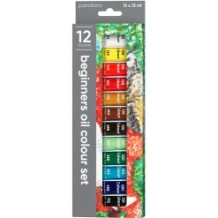 Beginners Oil Paint, oljefärger för nybörjare 12×12 ml
