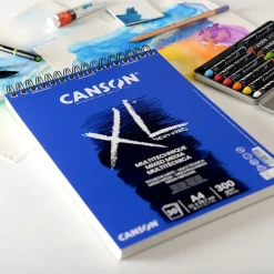 Canson XL Mix-Media block A2 420×594 mm, 15 ark, 300g/m²