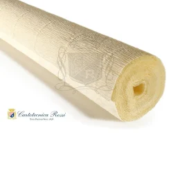 Cartotecnica Rossi kräppapper 17A1 – creme, 180 g rulle (144 g/m²) à 50×250 cm