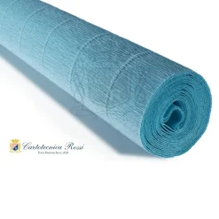 Cartotecnica Rossi kräppapper 556 – isblå, 180 g rulle (144 g/m²) à 50×250 cm