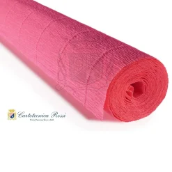 Cartotecnica Rossi kräppapper 551 – neonrosa, 180 g rulle (144 g/m²) à 50×250 cm