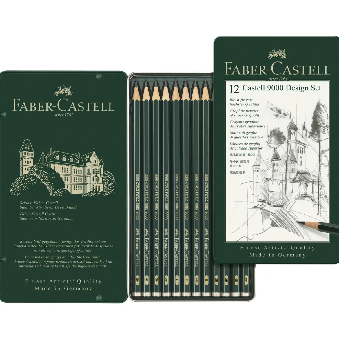 Castell 9000 Design Set 12 st