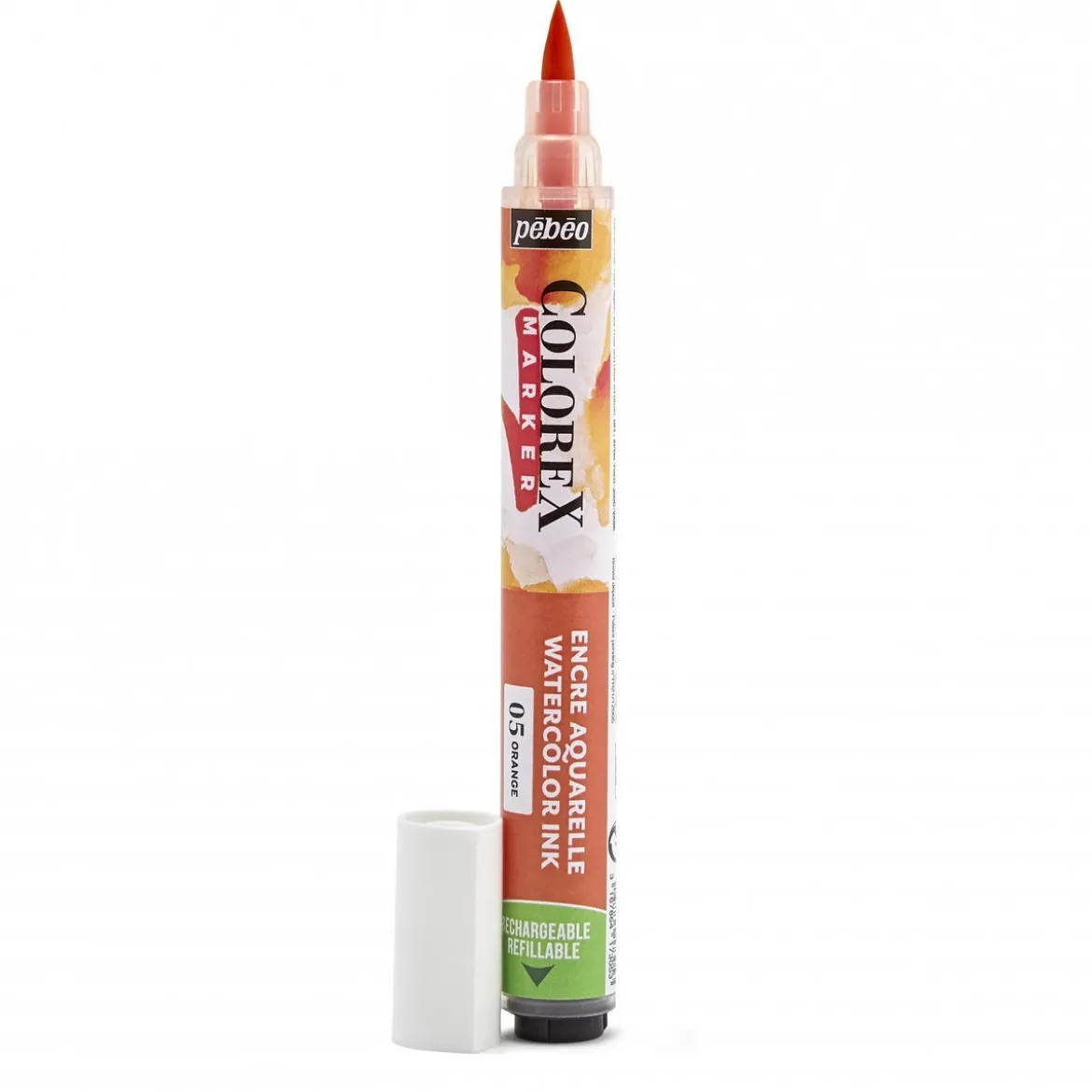 Colorex Marker Orange – marker med akvarellbläck och penselspets