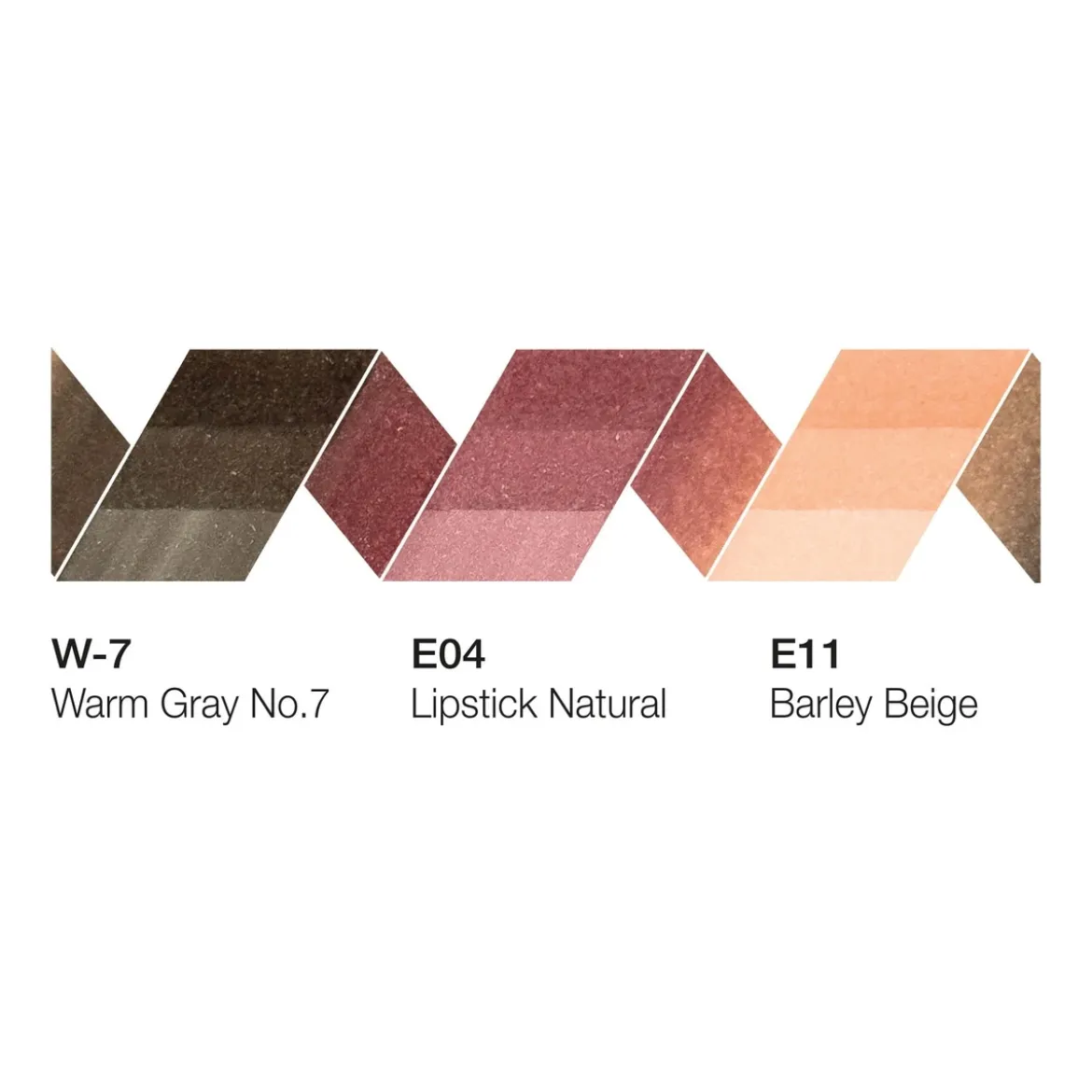 Copic Ciao markers med dubbelspets, 3-pack – Warm palette