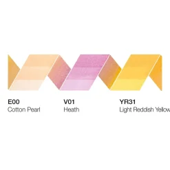 Copic Ciao markers med dubbelspets, 3-pack – Sunset palette