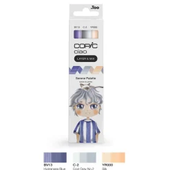 Copic Ciao markers med dubbelspets, 3-pack – Serene palette