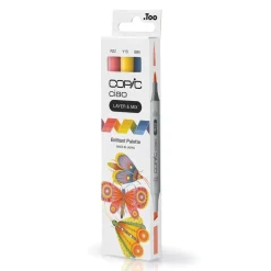 Copic Ciao markers med dubbelspets, 3-pack – Brilliant palette