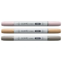 Copic Ciao markers med dubbelspets, 3-pack – Pet palette