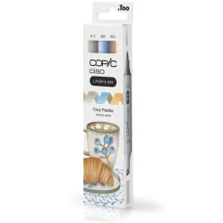 Copic Ciao markers med dubbelspets, 3-pack – Cozy palette