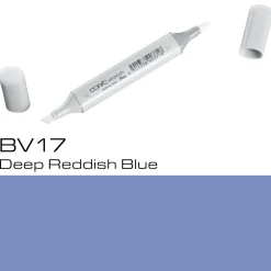 Copic Sketch BV17 Dp Red. Blue