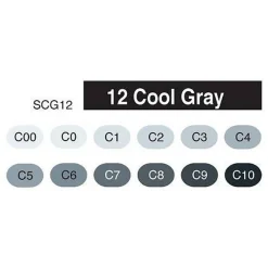 Copic Sketch Cool Grey Set 12