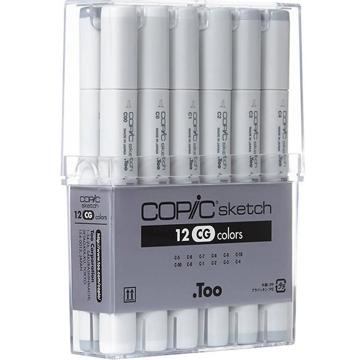 Copic Sketch Cool Grey Set 12
