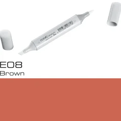 Copic Sketch E08 Brown