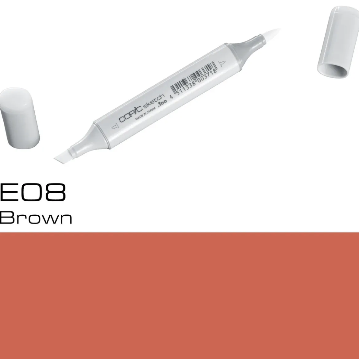 Copic Sketch E08 Brown