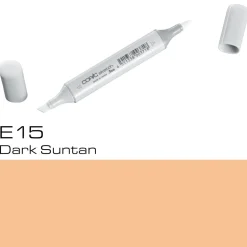 Copic Sketch E15 Dark Suntan