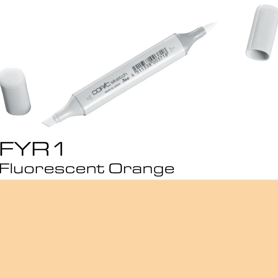 Copic Sketch FYR1 Fluo Orange