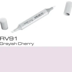 Copic Sketch RV91 Gray. Cherry