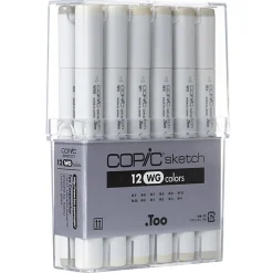 Copic Sketch Warm Grey Set 12