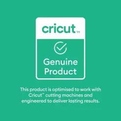 Cricut Joy Smart Iron On, silverfärgad glittrig textil-vinyl på rulle, 13,9×48,2 cm