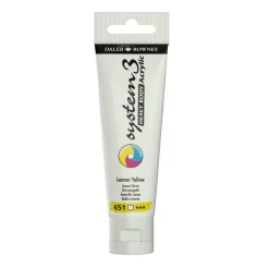 Daler-Rowney System3 Heavy Body akrylfärg 59 ml – Lemon Yellow 651