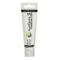 Daler-Rowney System3 Heavy Body akrylfärg 59 ml – Mars Black 036