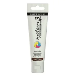 Daler-Rowney System3 Heavy Body akrylfärg 59 ml – Burnt Umber 223