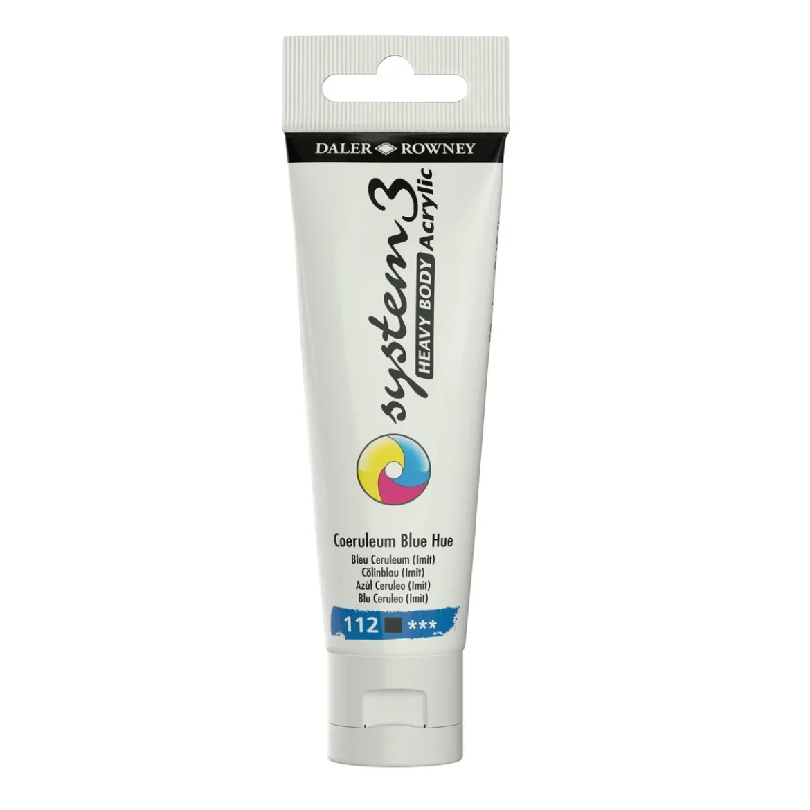 Daler-Rowney System3 Heavy Body akrylfärg 59 ml – Coeruleum Blue Hue 112