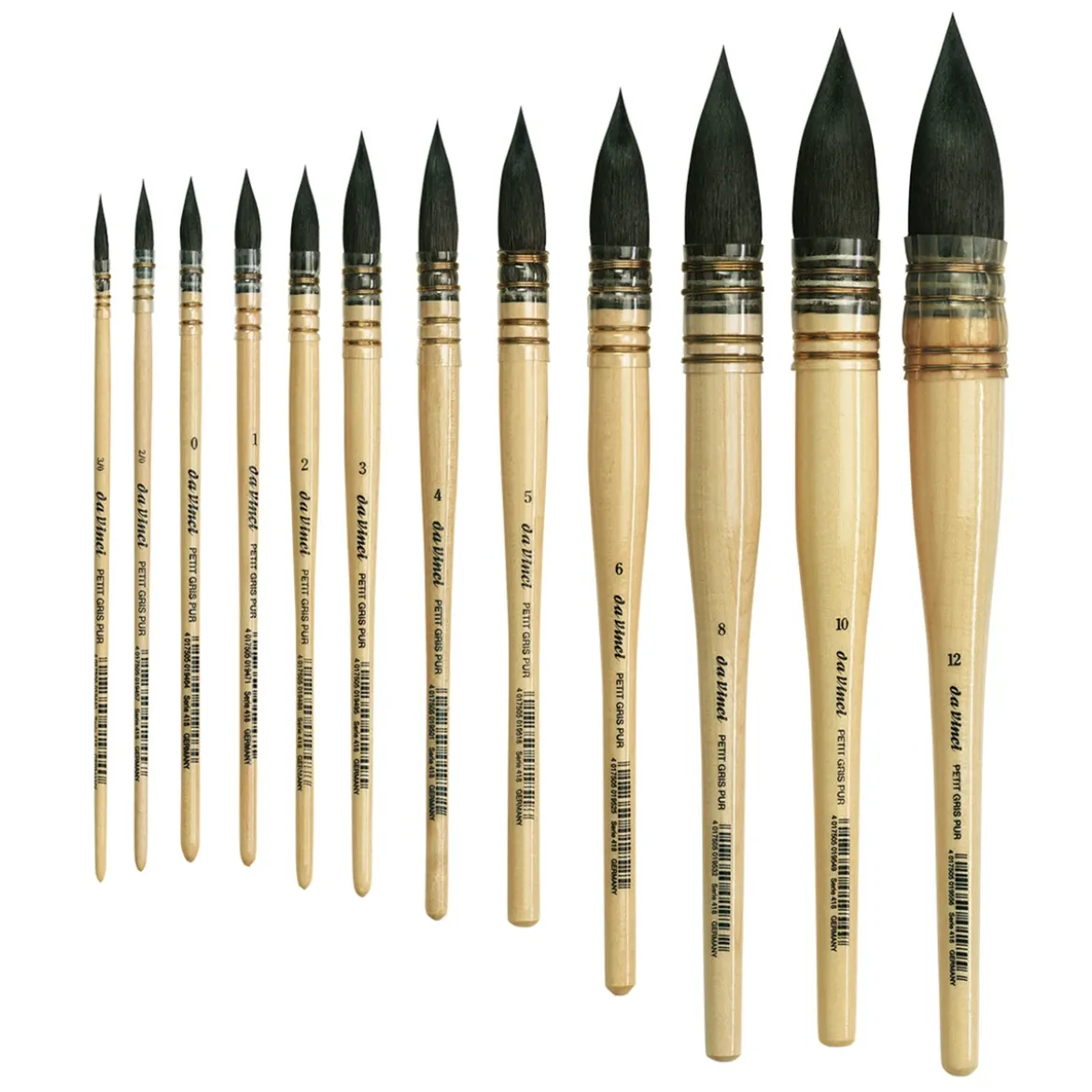 da Vinci akvarellpensel 418 Petit Gris Pur 0