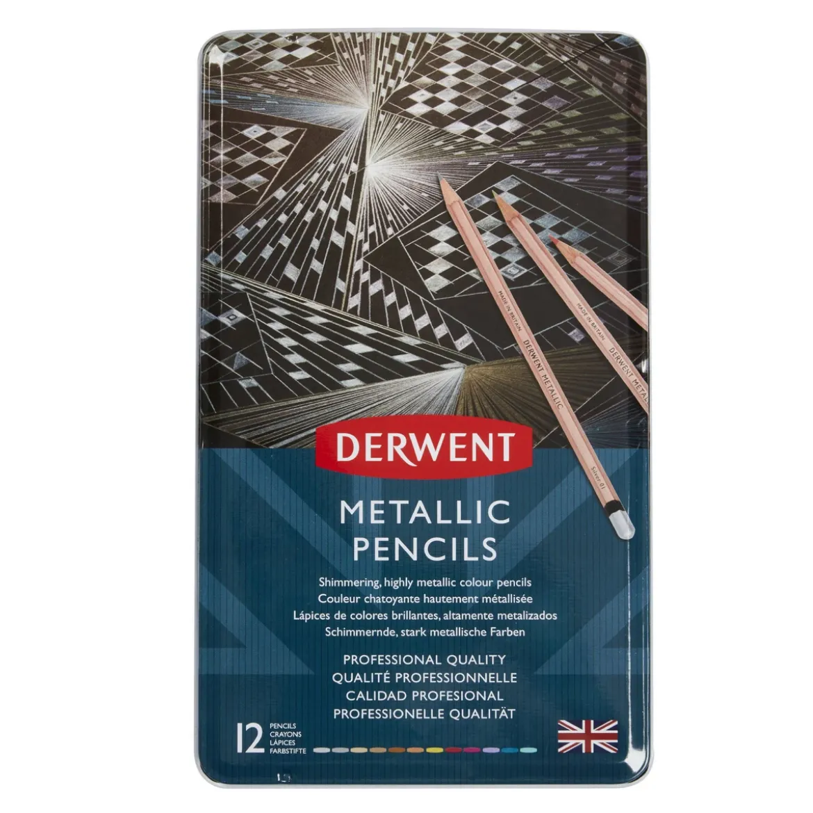 Derwent Metallic 12 färger