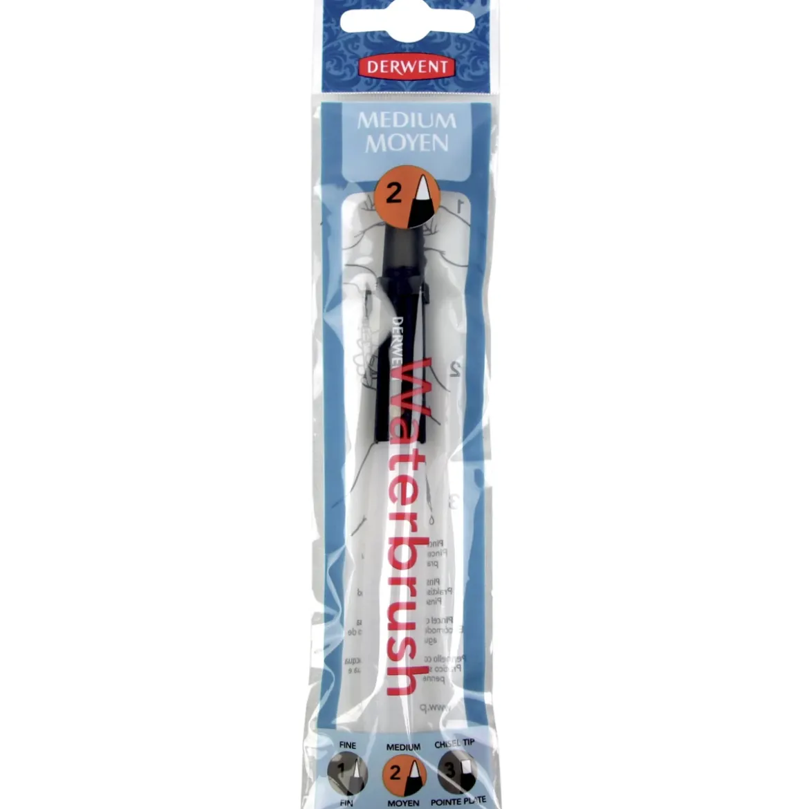 Derwent vattenpensel medium