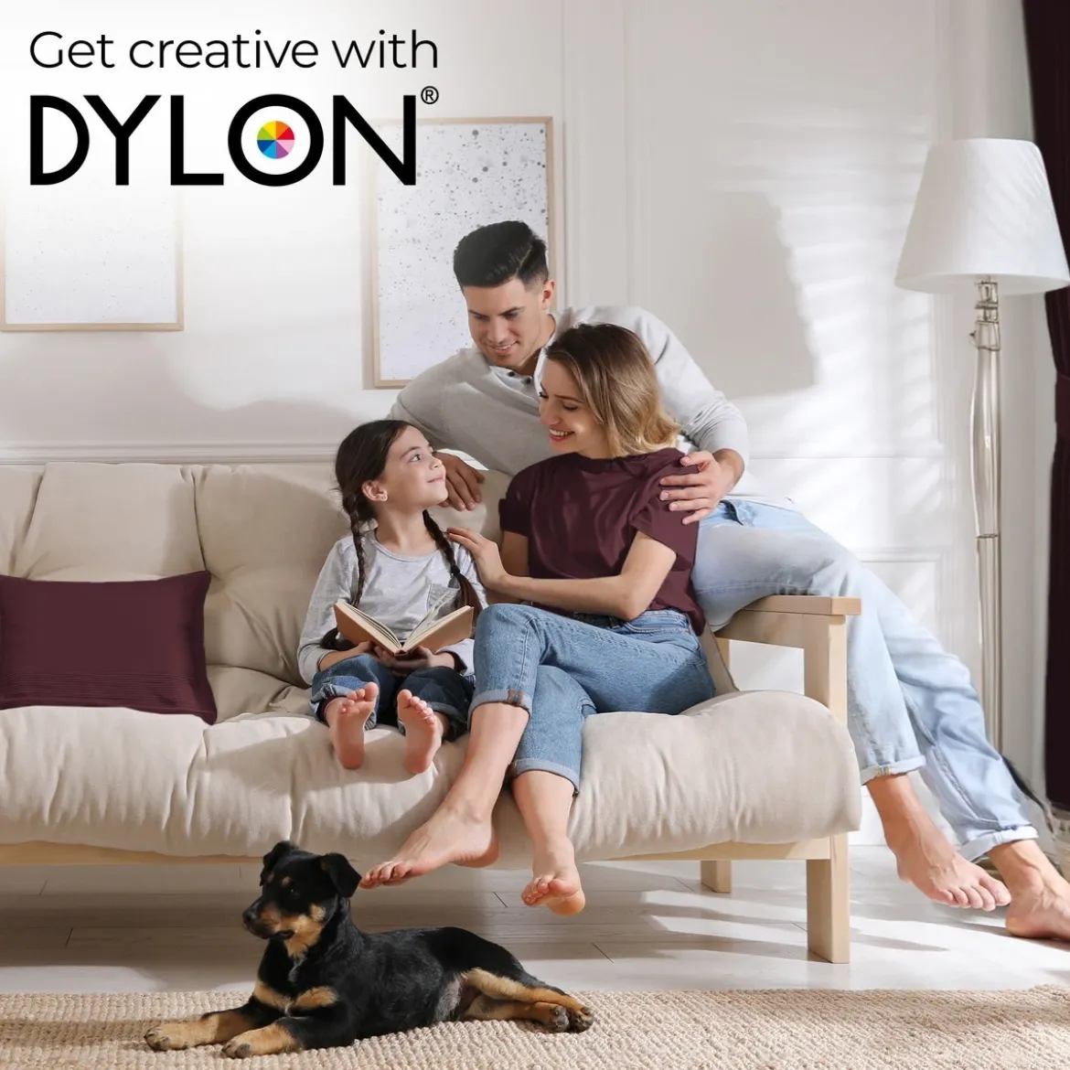 Dylon Pod All-in-1 textilfärg – Plum red