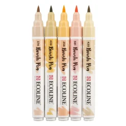 Ecoline Brush Pen Set - Beige Pink 5-pack