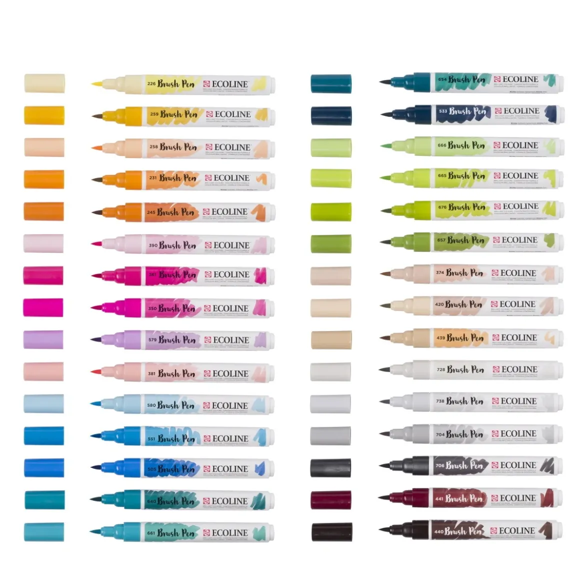 Ecoline Brush Pen Set 30-pack Addition