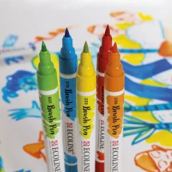 Ecoline Brush Pen Set - Primary 10-pack