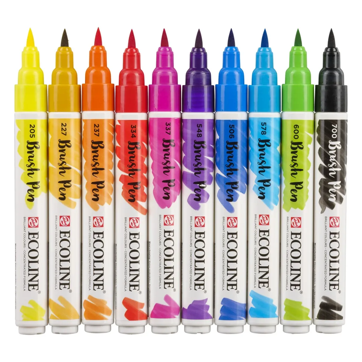 Ecoline Brush Pen Set - Primary 10-pack